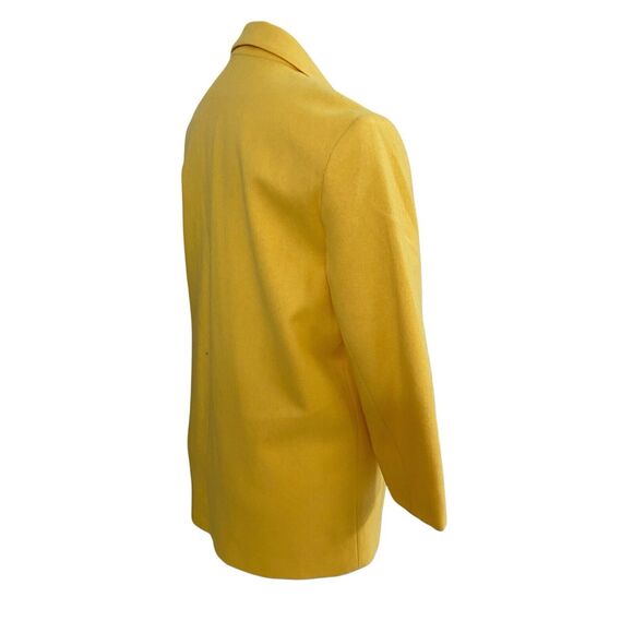 Savannah Blazer Womens 8P Jacket Yellow Wool VTG Career Professional Work Office - Picture 11 of 14
